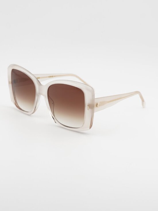CARRERA 3030/S 0SZJ HA Sunglasses Ivory Square Frame, Brown Lenses main image 8